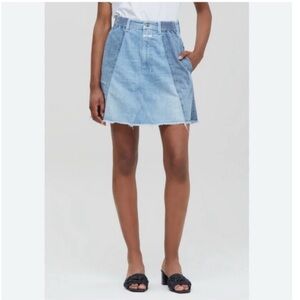 CLOSED Denim Patchwork Skirt